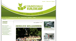 Desktop Screenshot of grundschule-kuhlerkamp.de