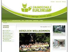 Tablet Screenshot of grundschule-kuhlerkamp.de